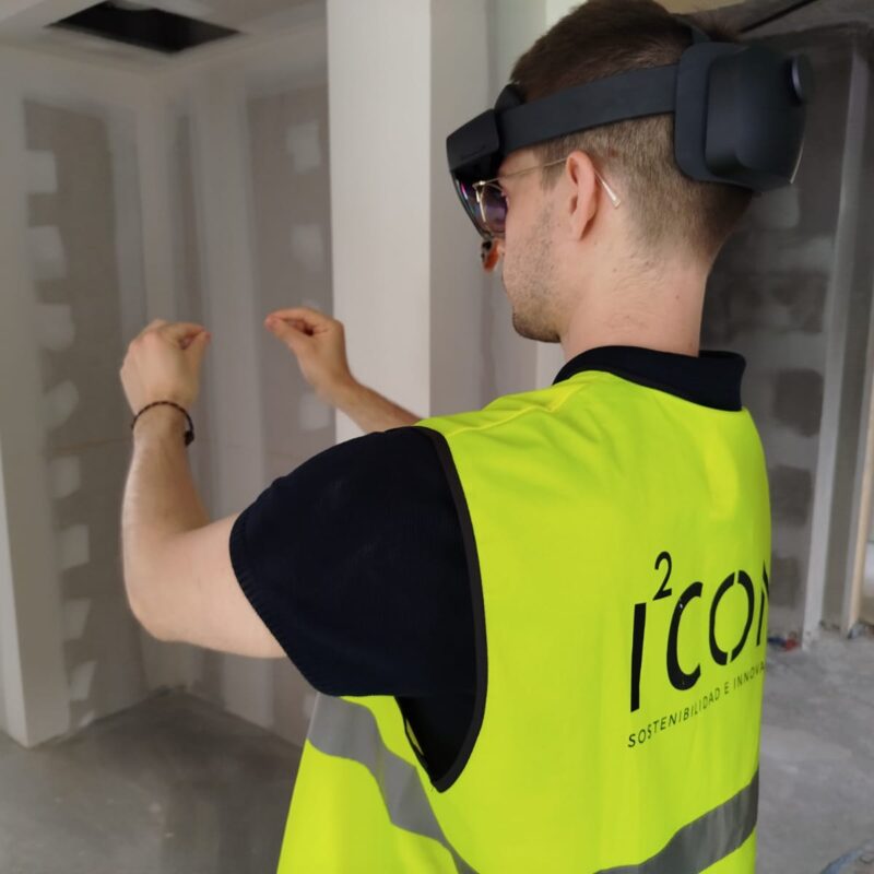 BIM-XR realidad mixta en construcción con HoloLens en obra